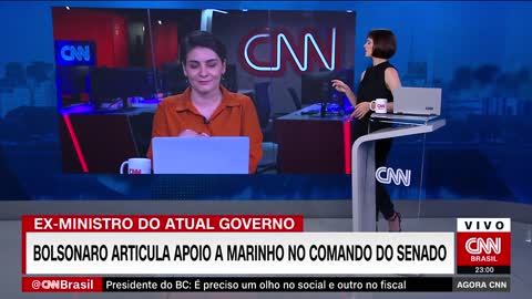 Bolsonaro articula apoio a Marinho no comando do Senado | AGORA CNN