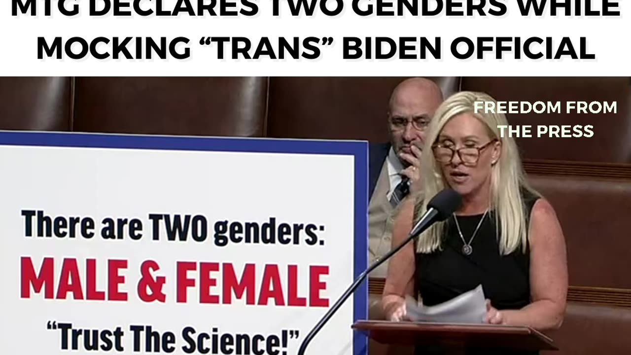 “CASTRATE THE SALARY OF...RICHARD LEVINE!” - MTG Mocks "Trans" Biden Official