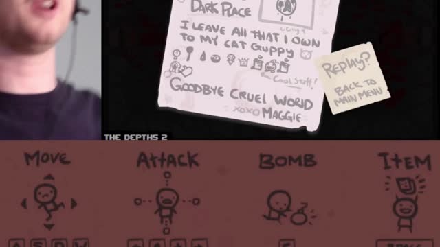 Searching For Tarot Cards In The Binding of Isaac Run 13, social clip 11.