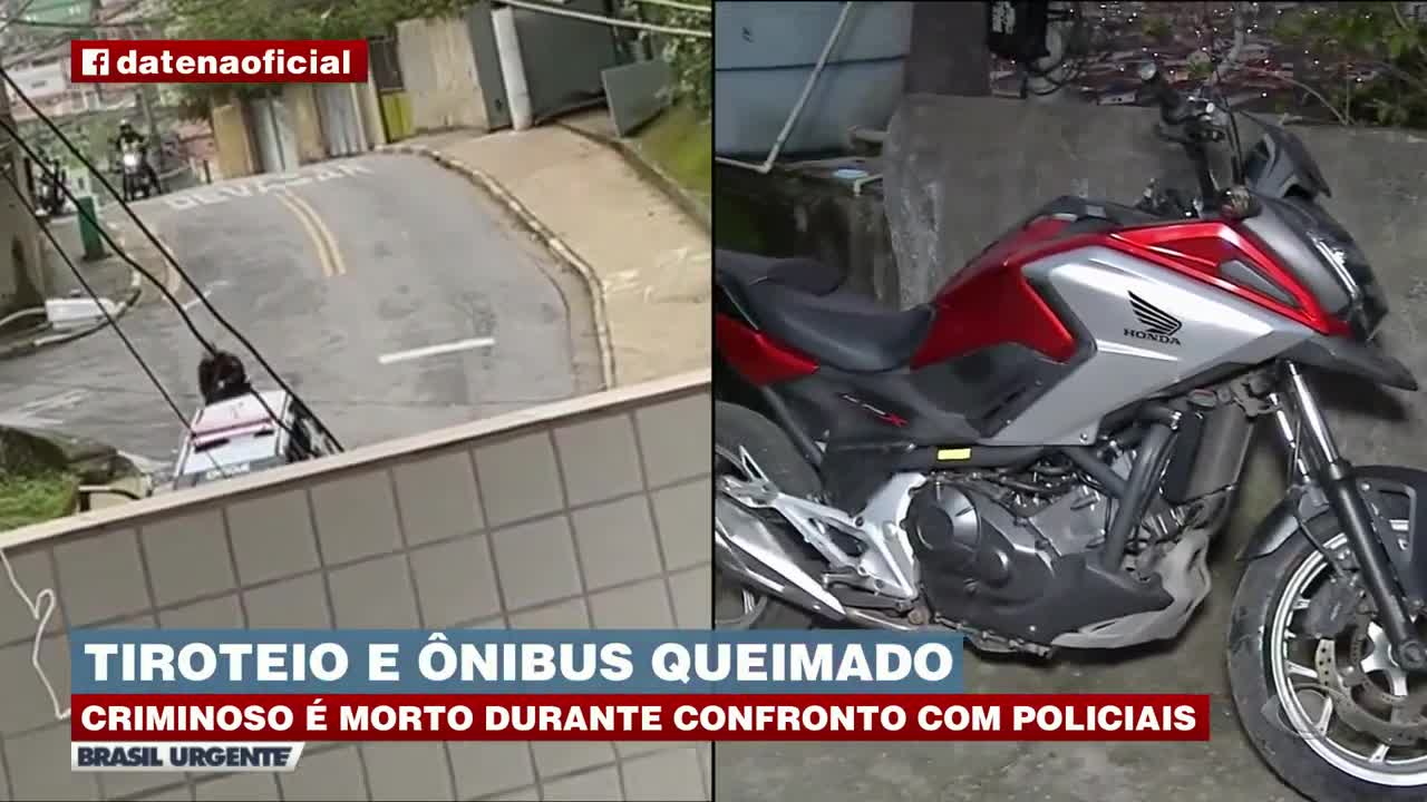 Tiroteio intenso e bandido morto