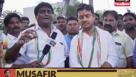 Gulbarga S Door to Door Campaign By Allam Prabhu Patil in Sundar Nagar & Bapunagar Areas