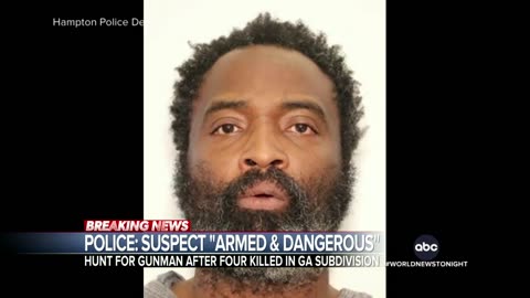 Urgent manhunt for suspect in deadly Georgia shooting