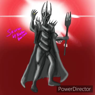 Drawing Sauron lord of the rings