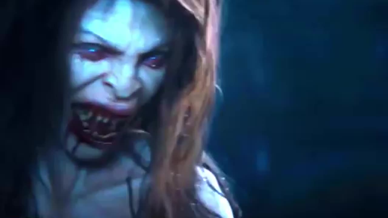 Beautiful girls turn into a vampire😈