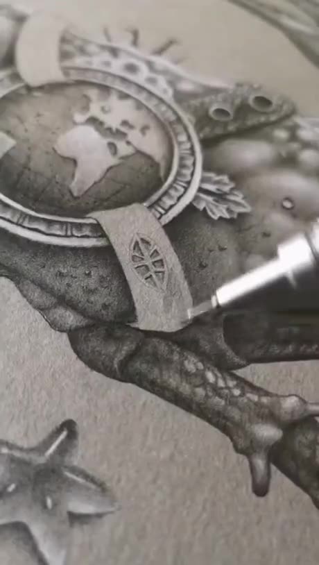 Artist Work Looks Like 3D Pic! #skillsshowcase #artwork #artoftheday