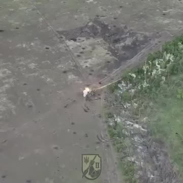 Fighters of the 2nd battalion of the "Rubizh" brigade of NSU destroyed a tank