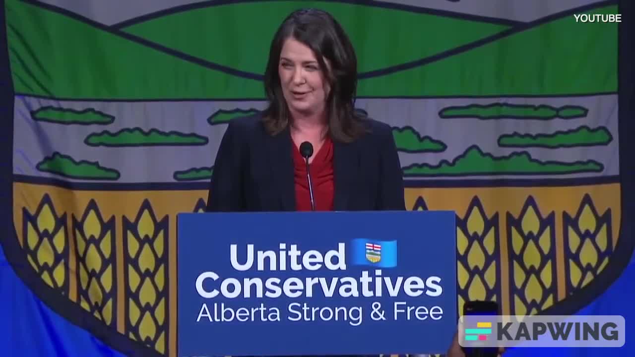 Danielle smith wins UCP leadership and but Ottawa on NOTICE