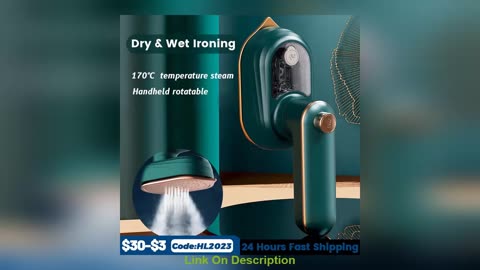 Slide Mini Garment Steamer Steam Iron Handheld Portable Ho