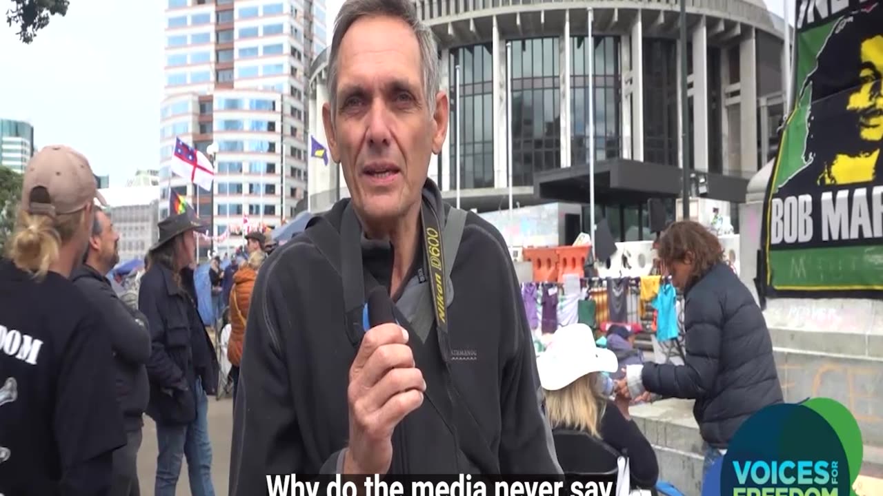 Peaceful Protest in Wellington - Peter talks stats and long term impact