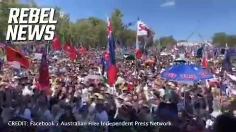 Australia’s BIGGEST convoy descends on the capital