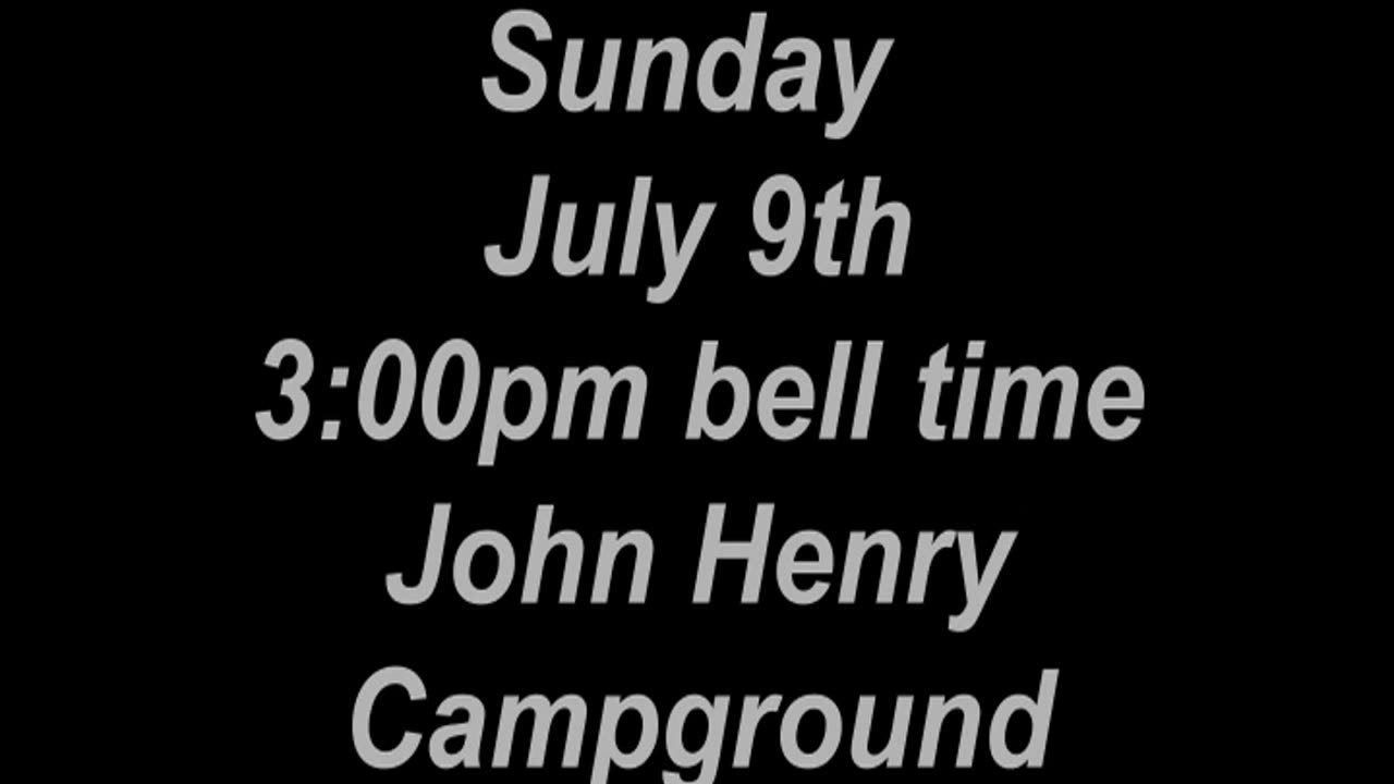 APW in Pence Springs, WV Sun. July 9th