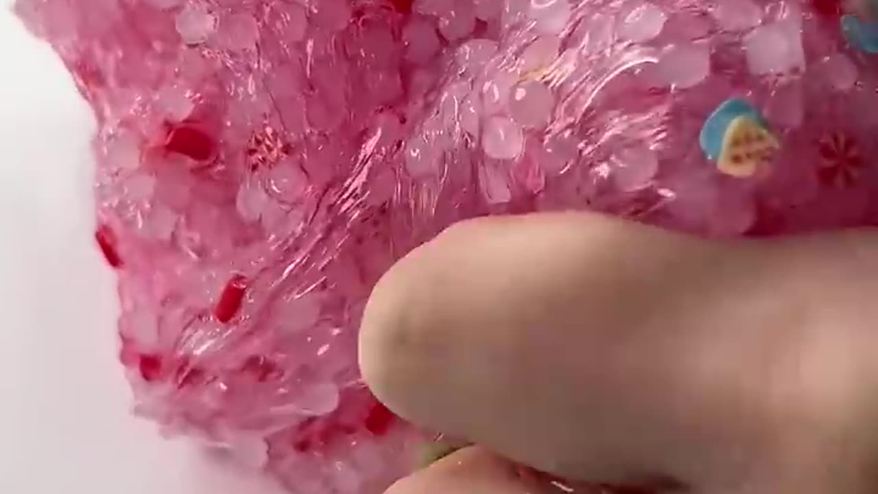 Can you name this slime❤️✨#asmr #toys