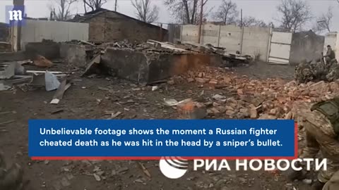 Russian soldier survives being shot in head by sniper _ Ukraine war