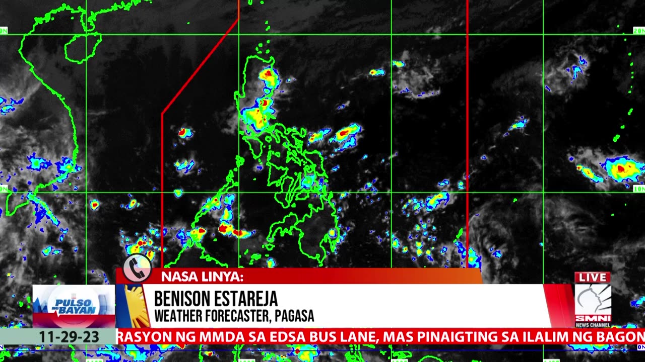 Weather update as of 8AM, November 29, 2023