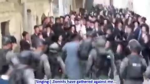 GERUSALEMME - GLI EBREI ORTODOSSI SOSTENGONO LA PALESTINA