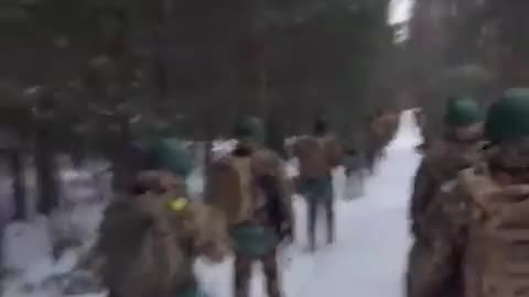 Ukrainians Walking The Front Near Bakhmut