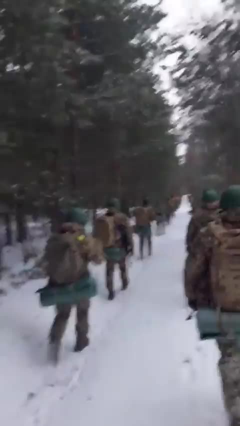 Ukrainians Walking The Front Near Bakhmut