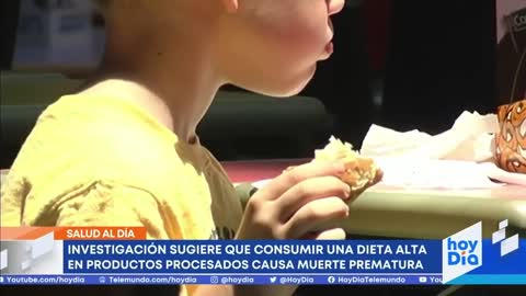 Productos procesados elevan el riesgo de muerte prematura | Noticias Telemundo