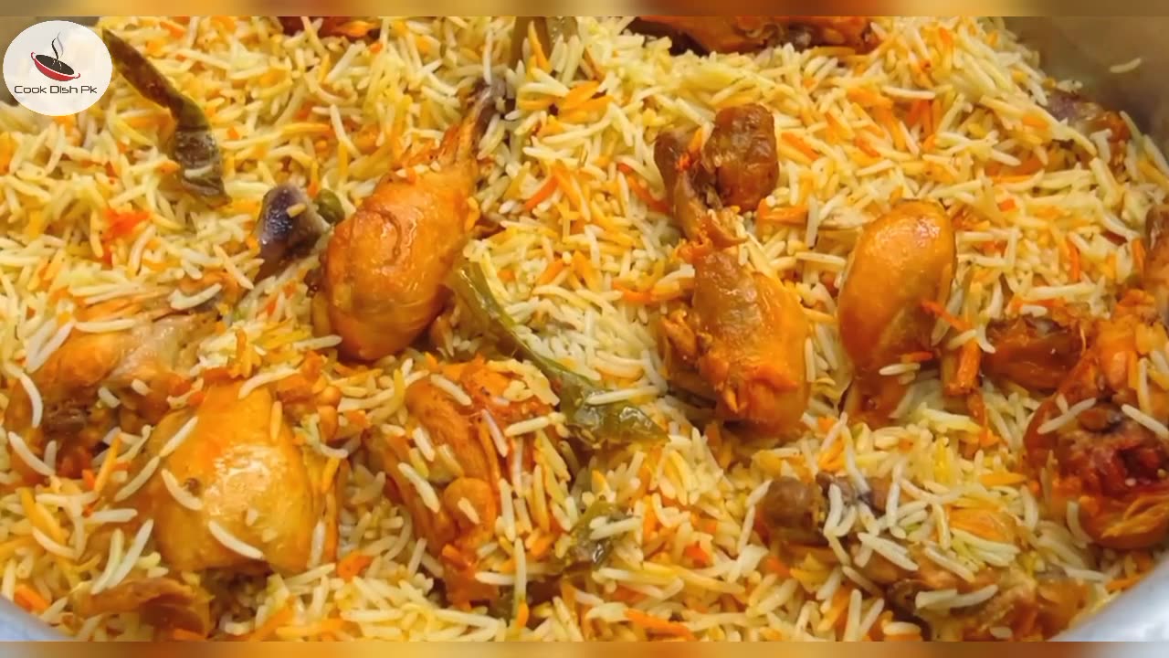 Delhi Famous Akram Ki Biryani | Chicken Biryani Recipe at home | Cook Dish Pk