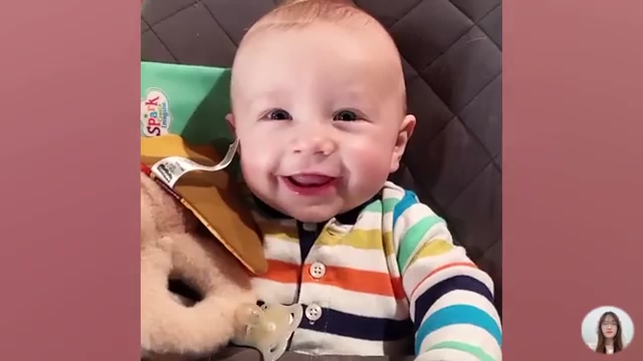 cute and adorable babies laughs