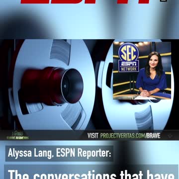 (Project Veritas) “I mean, just blatantly racist sh*t.” Racism inside ESPN? Tomorrow 8pm EST.