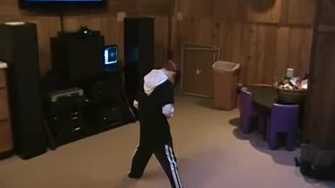 Max Walsh dancing to three days grace at Rublee's house