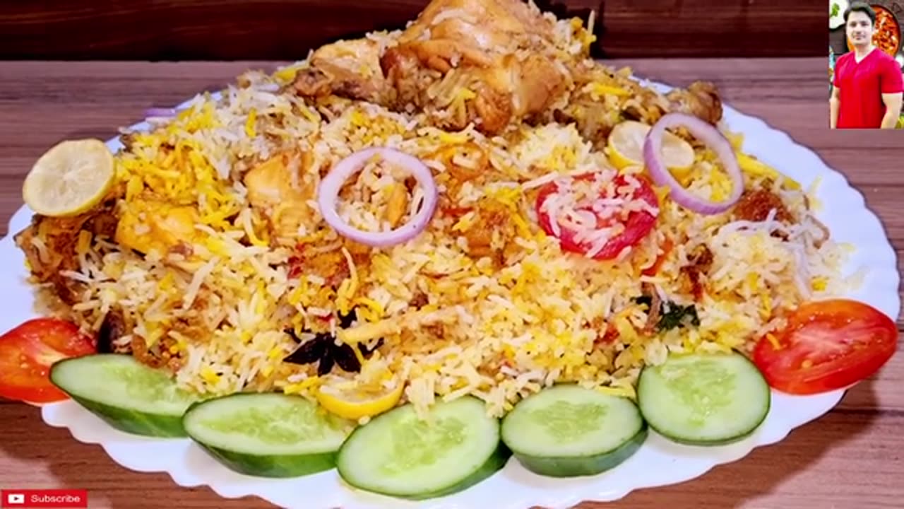 Hyderabadi chicken biryani