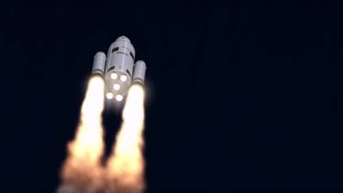 Space Ship Satellite Deployment free stock video
