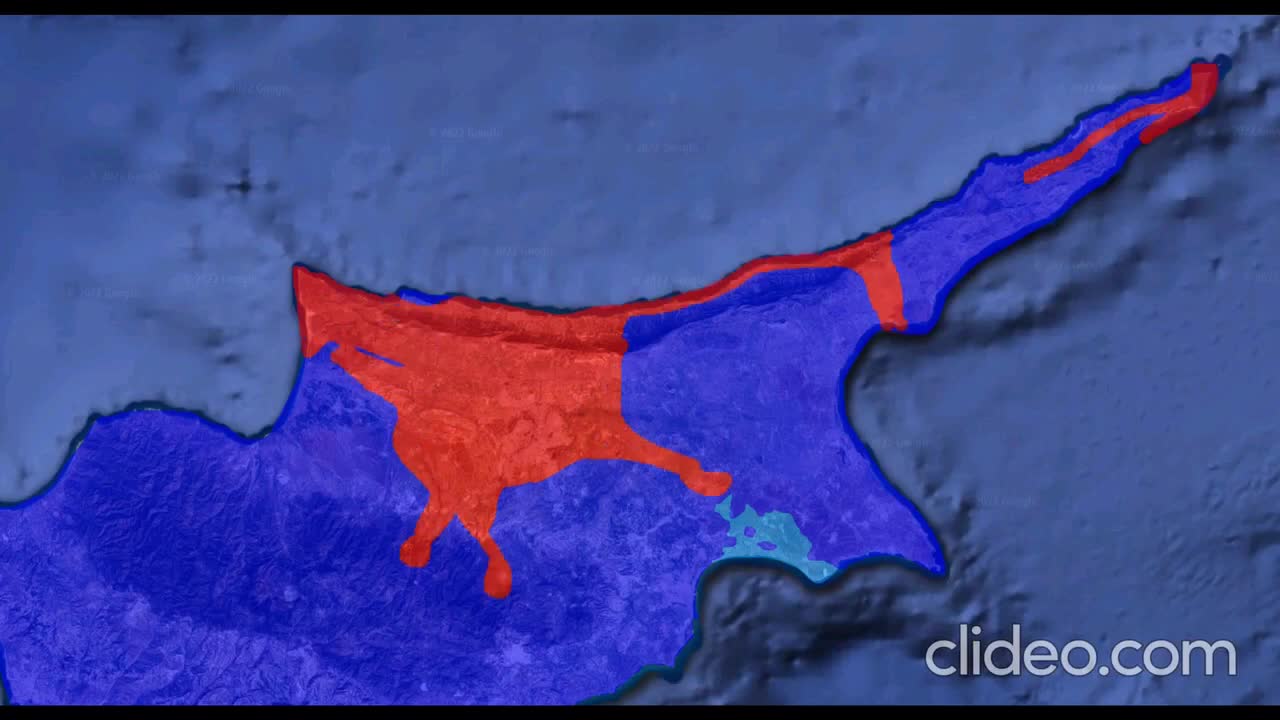 The Turkish Invasion of Cyprus in 20 Seconds