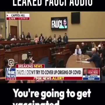 The face of evil. Dr. Fauci audio released.