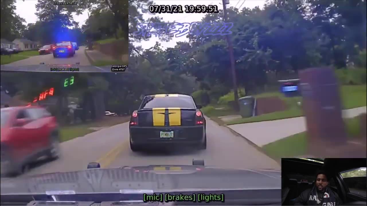 Chrysler 300 SRT Hellcat CRASHES running from Georgia State Police in High Speed Chase...