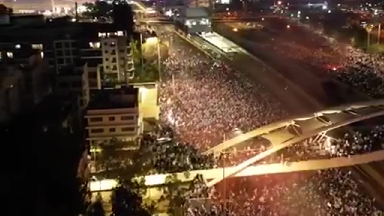 Massive protest in Israel