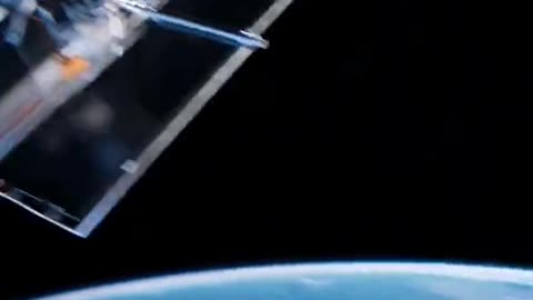 Watch satellites colliding each other