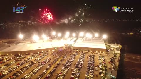 Queima de Fogos no Shopping Park Lagos em Cabo Frio - RJ