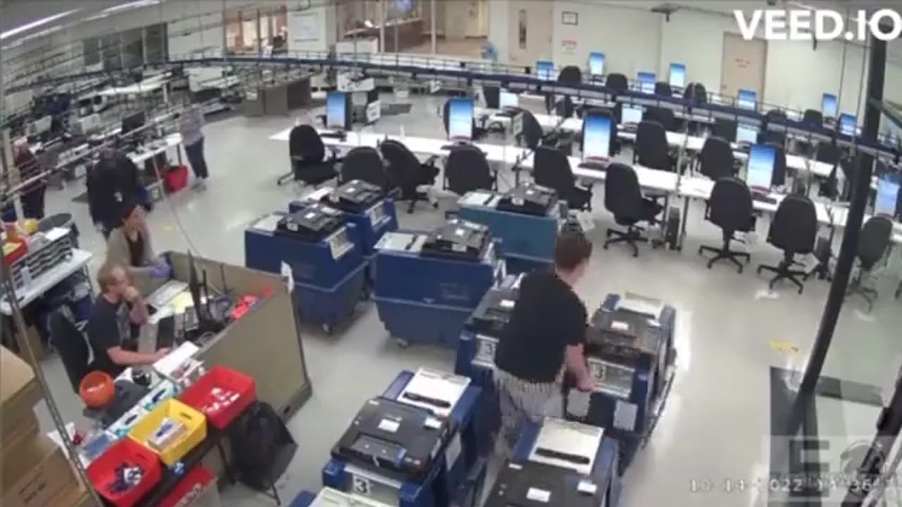 New *video evidence* of Maricopa election officials illegally breaking into sealed