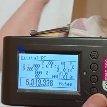 Nanochipped vaxxed emitting binary data