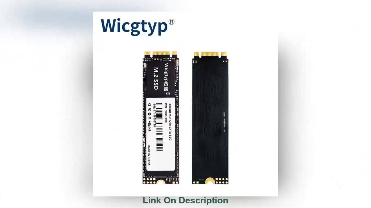 Get Wicgtyp M2 NGFF SATA3 SSD 64gb 128gb 256gb 512