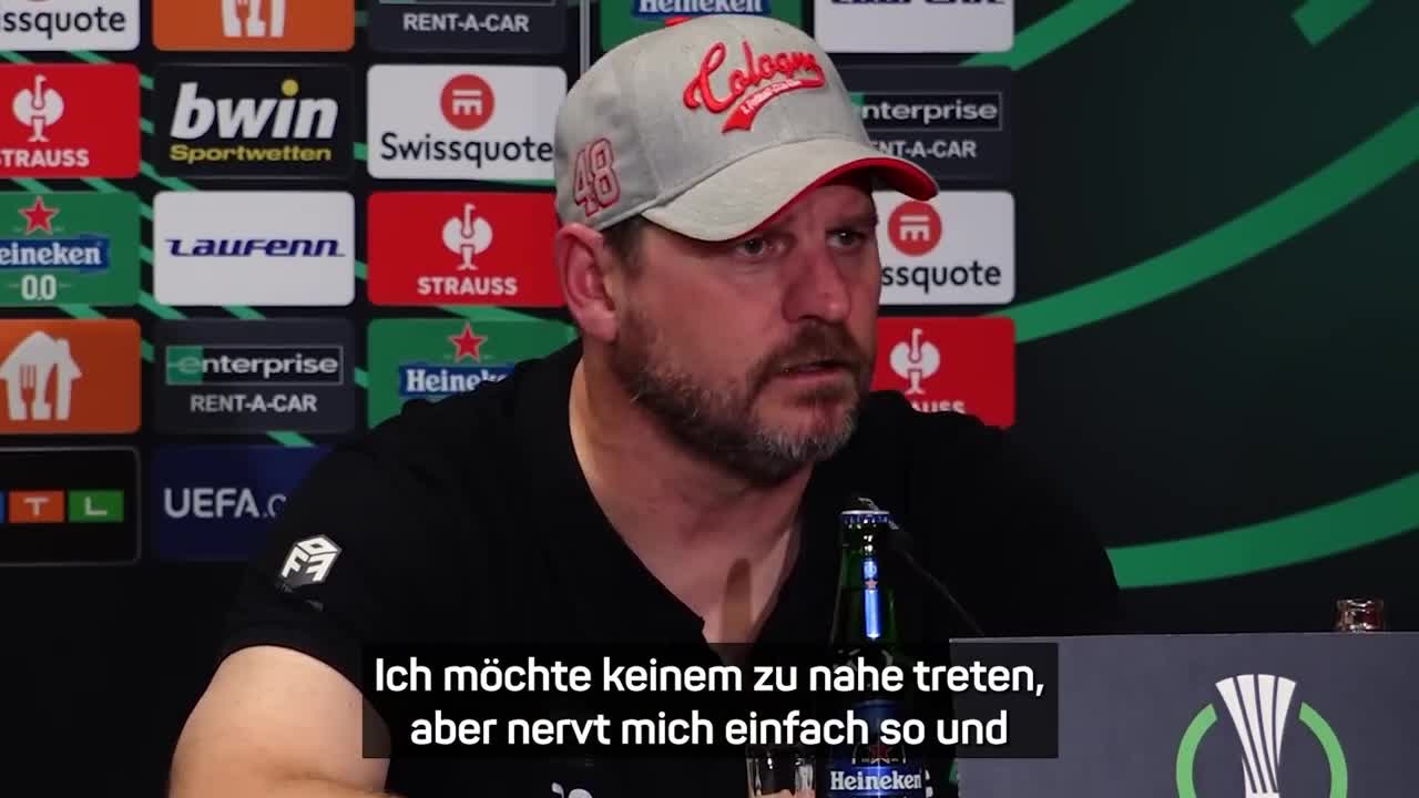 Steffen Baumgart mit legendärem Rant gegen die UEFA _ 1. FC Köln