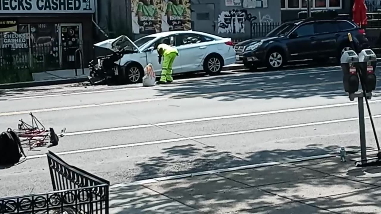 Bike accident. In Northwest, Washington DC.