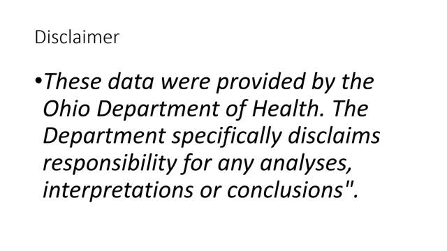 Ohio and Death Counts. Is the Covid response valid?