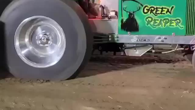 John Deere Super Tractor Green Reaper.