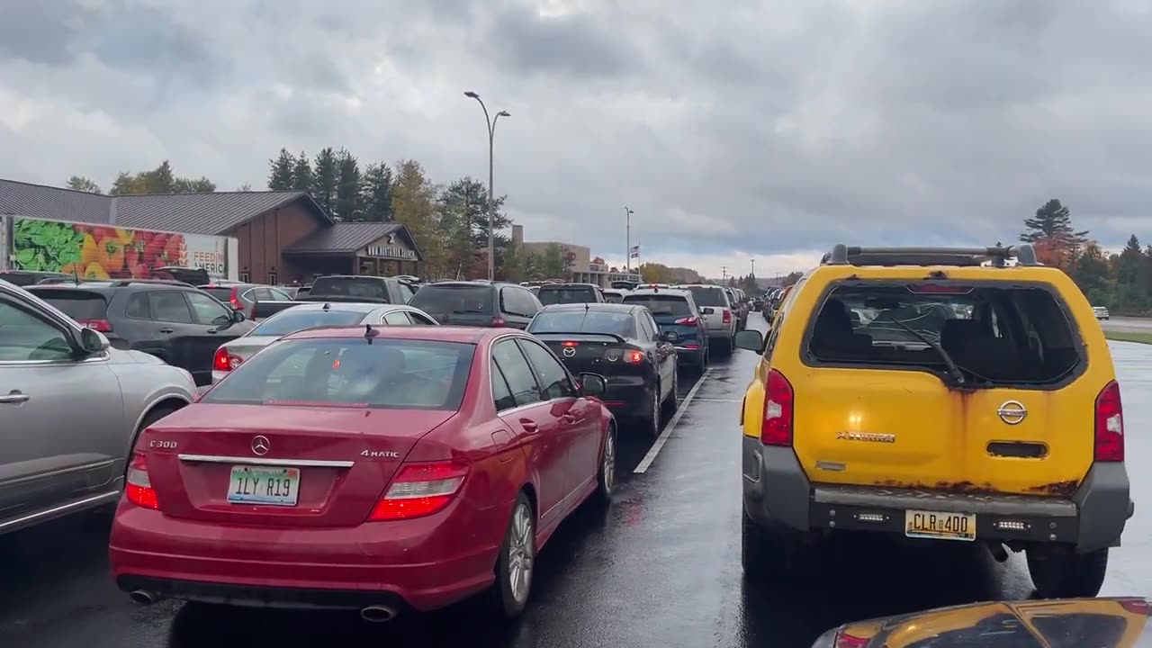 Food Lines Flint Michigan. Thank the DemonRats
