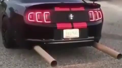 Have you ever seen such a long exhaust? Hahaha