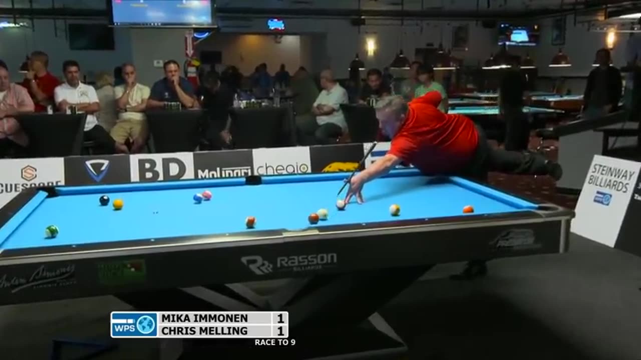 Most Unbelievable Run out Ever 8 Ball By Chris Melling