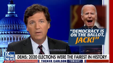 Tucker Carlson: The 2020 Election Was Fair, If You Ask Questions We Will Sue You Into Bankruptcy & Send The FBI - 11/7/22