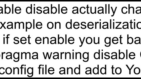 Can you turn off the nullable reference type features