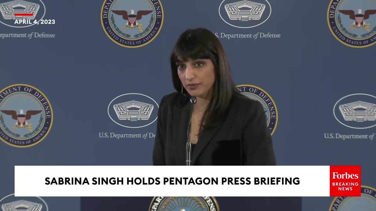 DoD Holds Press Briefing After Report That Chinese Spy Balloon Gathered Intel From US Military Sites