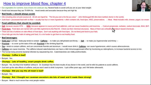 How to improve blood flow, chapter 4