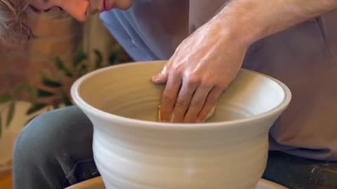 Maybe i shouldve kept this one #pottery #satisfying #asmr