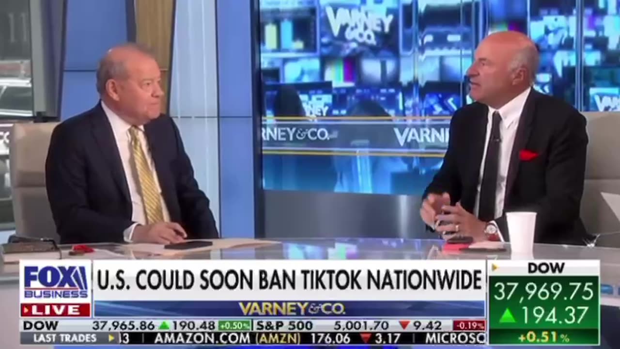 Kevin O’Leary Dems act like Trump accused of murder - plans if he buys TikTok